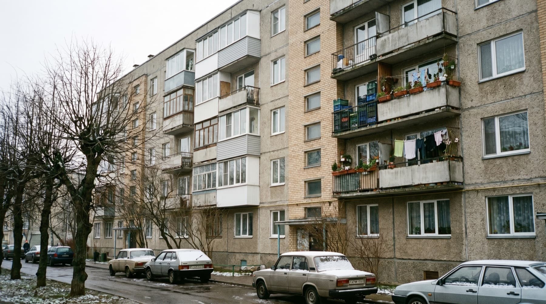 Обычный жилой дом в Москве
